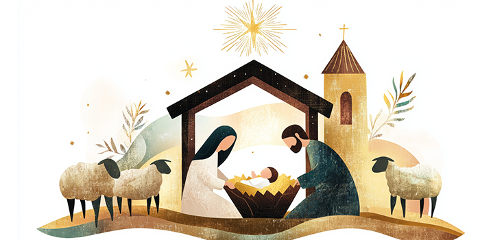 Das Geschehen an Heilig Abend - Bild von Tung Lam auf Pixabay